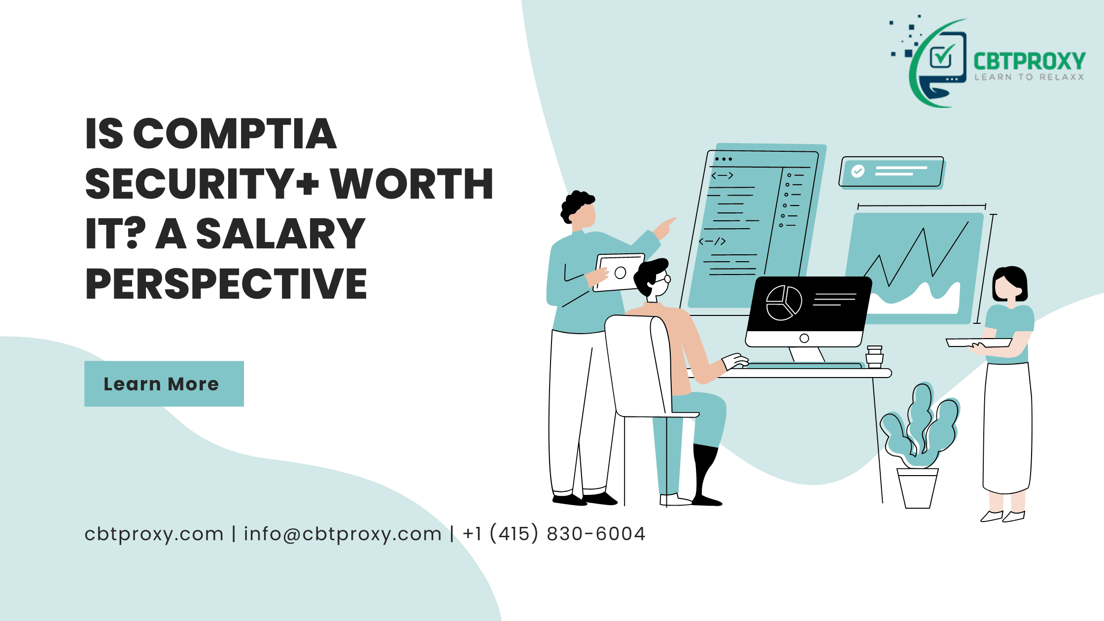 CompTIA Security+ 值得吗？-薪资角度• CBTPROXY