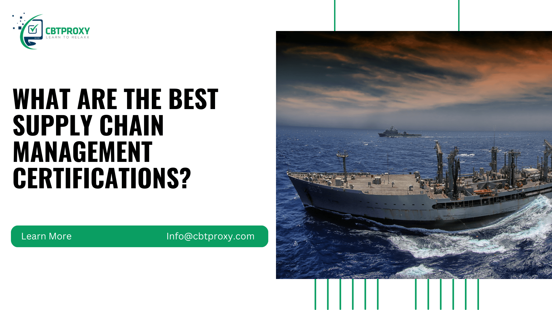 什么是最佳供应链管理认证？ • CBTPROXY